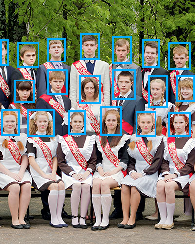 Улучшить несколько лиц на одной фотографии